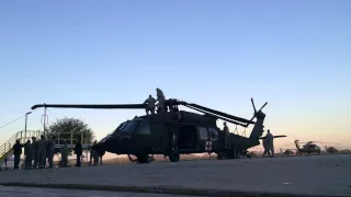 UH60M BlackHawk Helicopter Fold and Unfold *Time-Lapse*