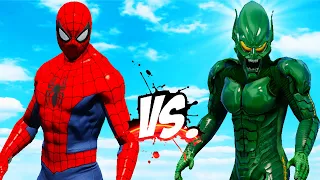 SPIDER-MAN vs GREEN GOBLIN To "SAVE" SPIDER-GIRL - EPIC SUPERHEROES WAR