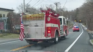 Bedford Hills TL57, Katonah C2212, Chappaqua E146 & C2061, & Purchase C2411 responding to a house 👇