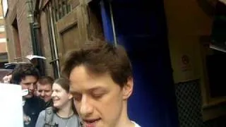 James McAvoy at the stage door of the Apollo Theatre, London on Saturday 9th May 2009