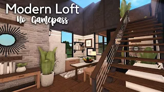 No Gamepass Modern Tropical Loft Speedbuild and Tour - iTapixca Builds