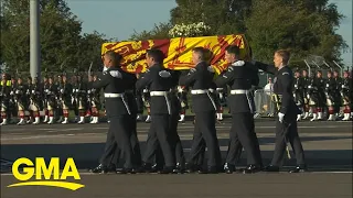 Queen Elizabeth’s coffin returns to Buckingham Palace for final time l GMA