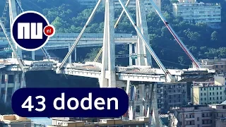 Nieuwe beelden van instortende autobrug in Italië | NU.nl