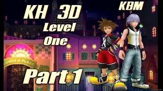 KH3D HD Level 1, Part 1 - Traverse Town