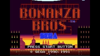 Прохождение игры Bonanza Brothers на Sega Mega Drive