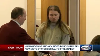 Man who shot, wounded police officers moving to state hospital
