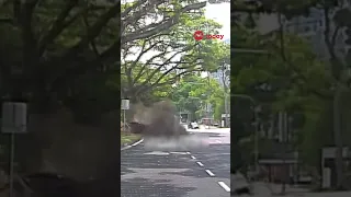 3 taken to hospital after taxi rams into car at Moulmein Road