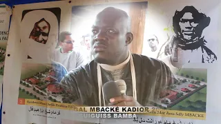 Waxtanu S. Mamour Ndao ci li Mame Cheikh Ibrahima Fall fek Mbacké Kadior ak limou fa indi