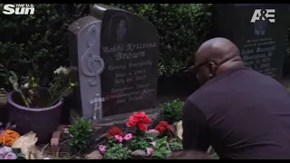 Bobby Brown Visits for the FIRST TIME..🙄🤔 Whitney Houston & Bobbi Kristina's Grave | February 2022