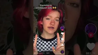 Practicing my ventriloquism skills | TikTok