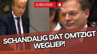 Wilders is FEL over Omtzigt! 'SCHANDALIG dat hij wegliep!'