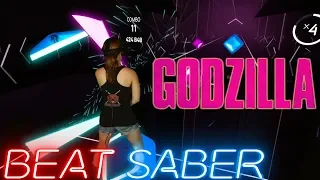 Beat Saber || Godzilla by Eminem feat. Juice WRLD (Expert+) First Attempt || Mixed Reality