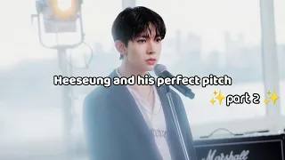 Heeseung and his perfect pitch part 2