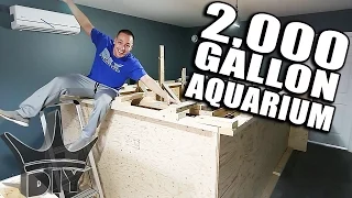 MY 2,000 GALLON AQUARIUM!!