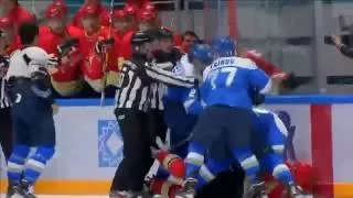 Fights Barys Astana Ryspayev vs Kunlun Red Star Brawl Драка Барыс Рыспаев - Куньлунь