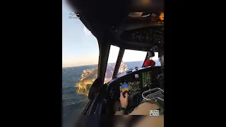 E-2 Hawkeye Cockpit Landing on Aircraft Carrier❤❤