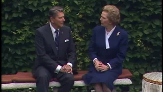 President Reagan's Bilateral Meeting with Prime Minister Margaret Thatcher on June 9, 1987