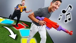 NERF Musical Squares Challenge!