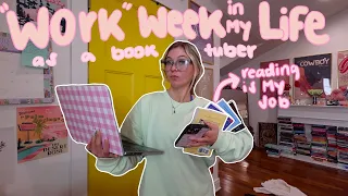 A 'work' week in my life 🖥️💿📖⎮ behind the scenes 'work' week of a book tuber