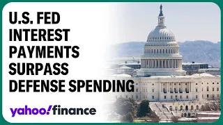 US federal budget crosses grim milestone as interest payments overtake defense spending