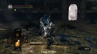 Artorias Fight With Artorias Dialogue