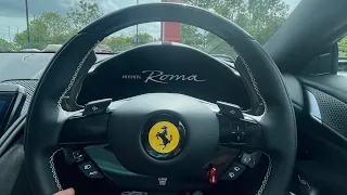 2024 Ferrari Roma Cold Start With Loud Exhaust