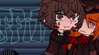 ~ ❤️‍🔥 | ⚠️blood⚠️ Yandere Dazai // meme // Soukoku // BSD AU // gacha club | ❤️‍🔥 ~