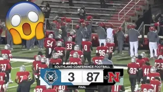 Nicholls State Scores 87 Points vs Lincoln | 2021 Spring College Football