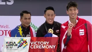 Aquatics Diving: Men's 3m Springboard Final victory ceremony | 29th SEA Games 2017