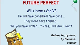 Занятие 31. Future Perfect Tense. Будущее Совершенное Время в английском языке.