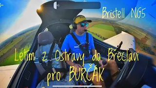 Letím z Ostravy do Břeclavi pro burčák | Bristell NG5 | 4K Video