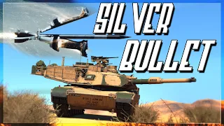 M1A2 ABRAMS "SILVER BULLET" 600MM PEN ROUND  (War Thunder Top Tier Gameplay)