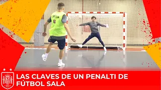 Las claves de un penalti de fútbol sala, según lanzadores y porteros de la Selección