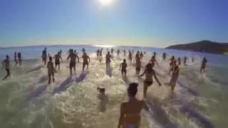 Ibiza New Year's day swim 2015