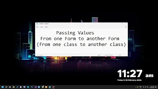 C#/VB.net | EASIEST WAY of Passing Values from one Form to another Form! 2022