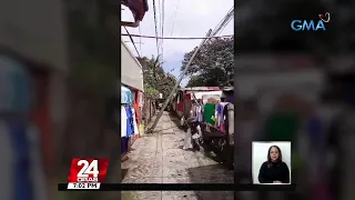 Lumundong poste ng kuryente, inireklamo ng ilang taga-Caloocan | 24 Oras