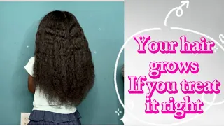 COME LET ME HELP YOU GROW YOUR BABY/TODDLER KIDS HAIR/UPDATED VIDEO OF MY DAUGHTER TAILBONE HAIR