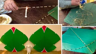 tawa kite.1 tawa kite making at home.gudda bananay ka tarica.pipacombat.beautiful kite making sskite