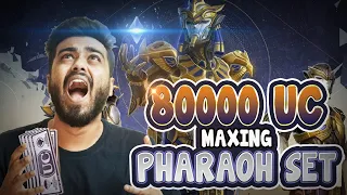 MAXING PHAROAH SET 80000 UC | HIGHEST UC COUNT FOR A DRESS YET |