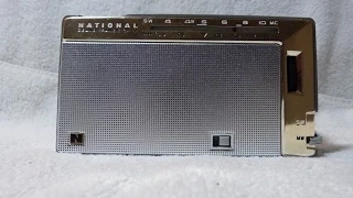 1958? National AT-290 AM/SW transistor radio (made in Japan)