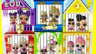 LOL Surprise Big Sisters + LOL Little Sisters Jail Rescue TOY SURPRISES