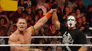 Sting & John Cena Vs Seth Rollins & The Big Show 2015 Raw 720p HD Full Match