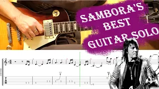 [TAB] BON JOVI's BEST GUITAR SOLO | Bed Of Roses SOLO Guitar Lesson | Slow Tempo Guitar Tutorial