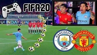 ¡EPIC PARTIDO! Duelo en FIFA20 Manchester City vs Manchester United (Edson FDB)