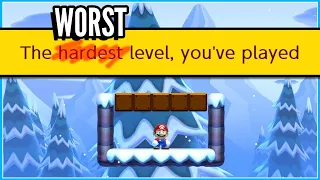 "The WORST Level You've Played" // UNCLEARED 0.00% Levels