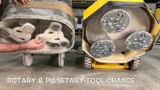 Rotary Grinders VS Planetary Grinders | Concrete Floor Grinders