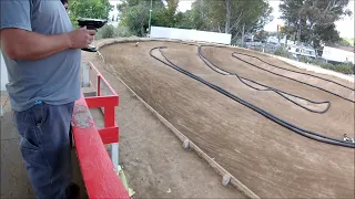 Losi Pro Moto at HotRods new track layout.
