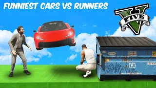 The Funniest Cars Vs Runners EVER | GTA 5 Tamil Funny Moments