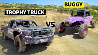 BJ Baldwin's Champion Trophy Truck vs Blake Wilkey’s Megalodon // THIS vs THAT Off-Road