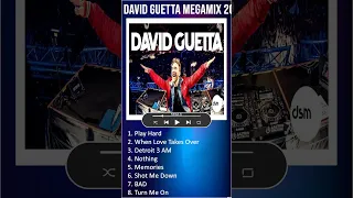 DAVID GUETTA MEGAMIX 2023 - Best Songs Of All Time #shorts